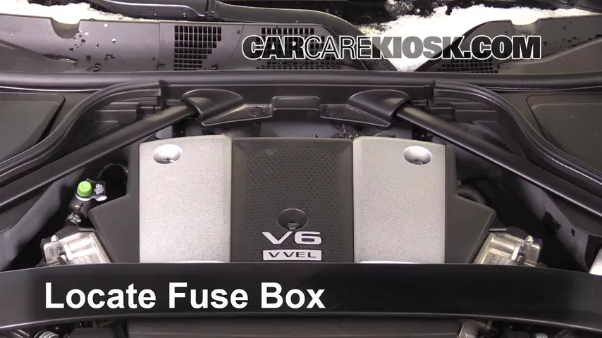 2016 Nissan 370Z 3.7L V6 Coupe Fusible (motor) Cambio